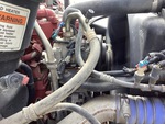 Engine with A/C Compressor