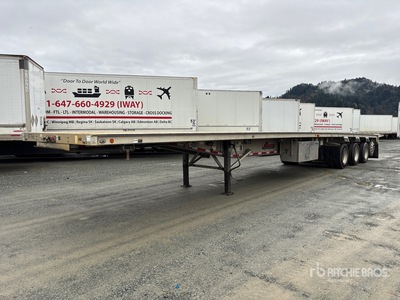2023 Wilson AF-1080 53 ft Quad/A Flatbed Trailer