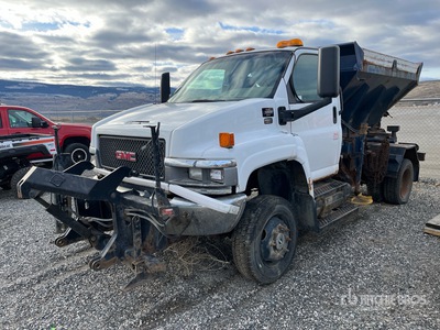 2008 GMC C5500 4x4 Spreader Truck (Inoperable)