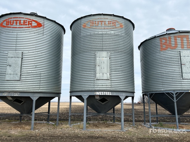 Shell Ring Hopper Butler +/- 2100 bu 4 Ring Hopper Grain Bin | Ritchie Bros. Auctioneers