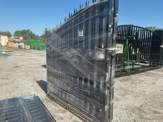 (2) Suihe 14' Bi-Parting Iron Gates - Unused