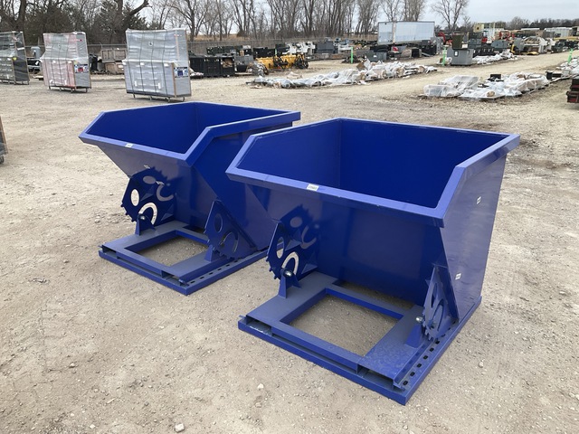 (2) Suihe Self-Dumping Hoppers - Unused