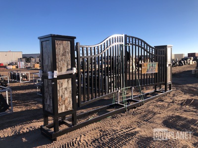 Suihe 20' Farm Iron Driveway Gate - Unused
