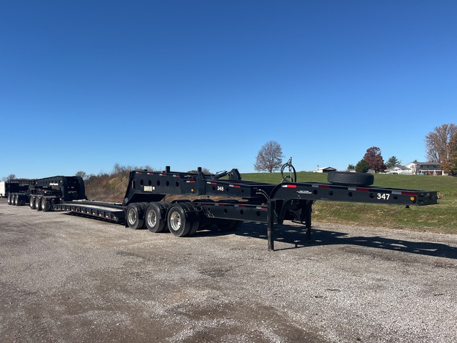 2010 Nelson 160000 lb Removable Gooseneck 9-Axle Lowboy Trailer