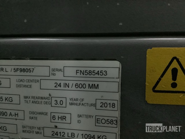 MONTACARGAS ELéCTRICO 2018 JUNGHEINRICH EFG220
