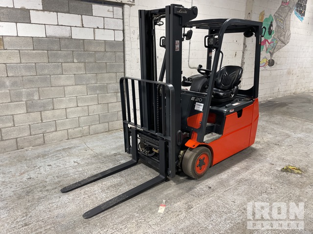 MONTACARGAS ELéCTRICO 2014 LINDE E20