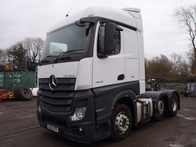 2013 Mercedes-Benz Actros 2545LS 6x2 Tractor Unit