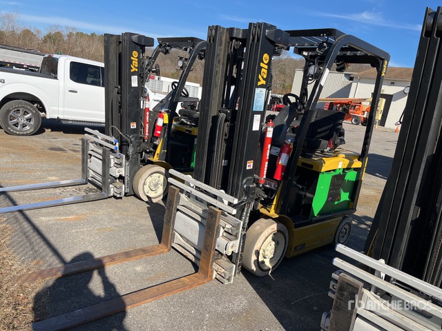 2018 Yale ERC050 3850 lb Electric Forklift | Ritchie Bros. Auctioneers