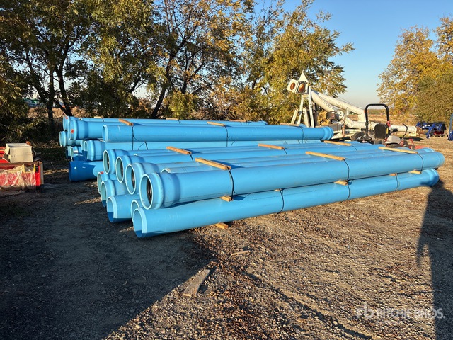 Quantity of (4) Pallets of 12 in PVC C900 Pipe | Ritchie Bros. Auctioneers
