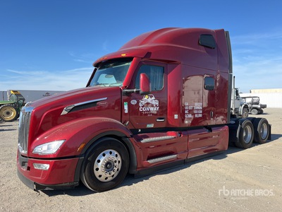 2022 Peterbilt 579 تراكتور شاحنة كابينة النوم (ثنائية المحور)