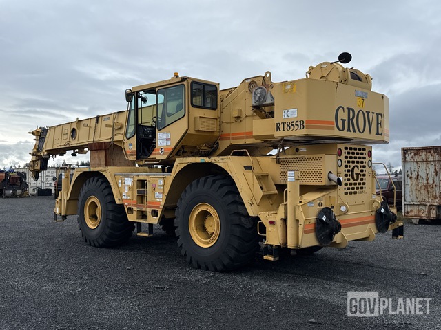 Surplus Grove RT855B Rough Terrain Crane in Chehalis, Washington ...