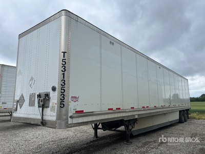 2014 Wabash DVCVHPC 53 ft x 102 in T/A Van Trailer