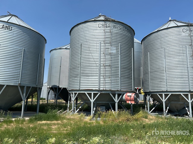 Shell Ring Hopper Chief Westland +/- 4900 bu 6 Ring Hopper Contenedor de grano | Ritchie ...