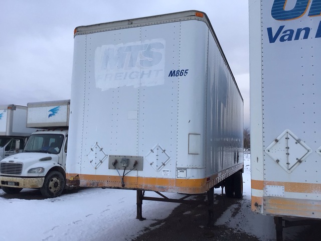 1991 Trailmobile 28 ft x 102 in S/A Van Trailer 1991 Trailmobile 28 ft x 102 in S/A Van Trailer