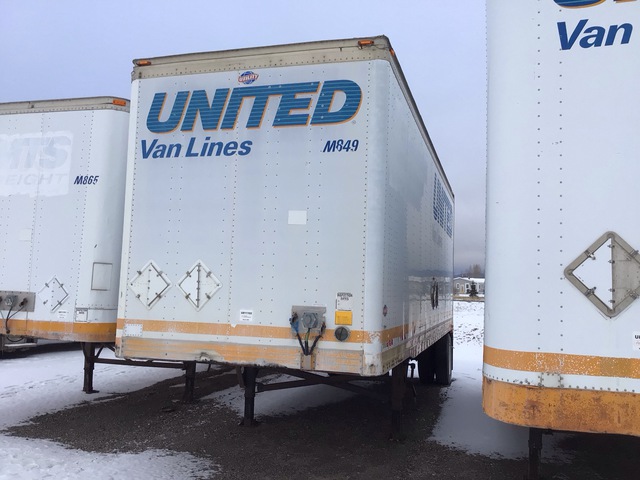 2002 Utility 28 ft x 102 in S/A Van Trailer 2002 Utility 28 ft x 102 in S/A Van Trailer