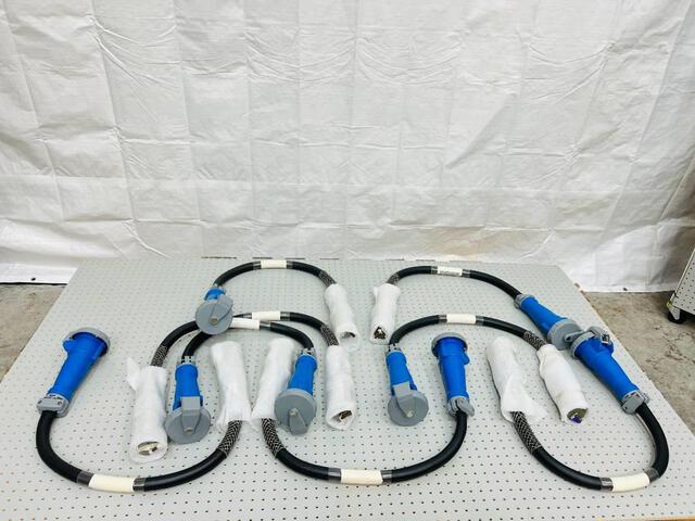 Quantity of (8) 60 AMP MIL TO F/M HUBBELL ADAPTERS Quantity of (8) 60 AMP MIL TO F/M HUBBELL ADAPTERS