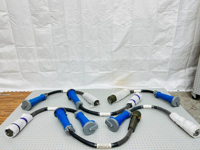 Quantity of (6) 100 AMP MIL TO F/M HUBBELL ADAPTERS Quantity of (6) 100 AMP MIL TO F/M HUBBELL ADAPTERS