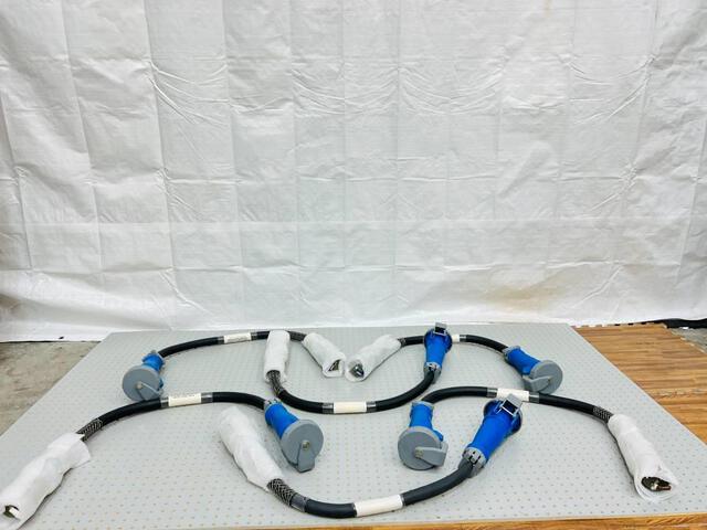 Quantity of (6) 60 AMP MIL TO F/M HUBBELL ADAPTERS