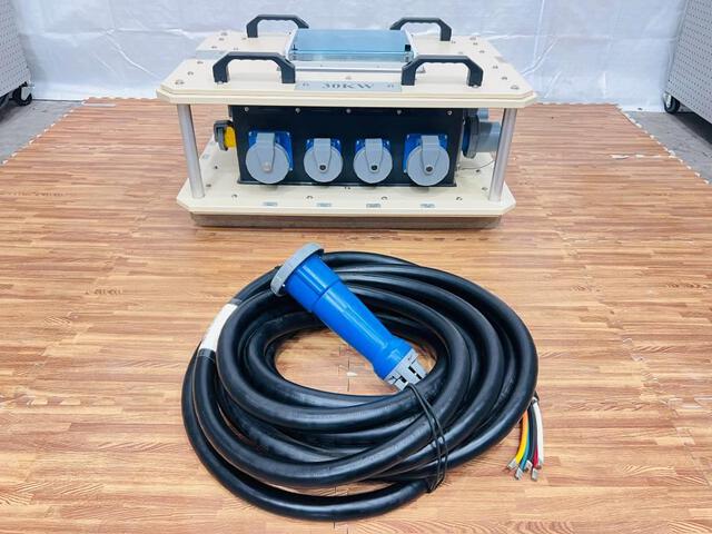 LEX 30KW 200 Amp Power Distribution Spider Box & 100 Amp Hubbell Cord LEX 30KW 200 Amp Power Distribution Spider Box & 100 Amp Hubbell Cord