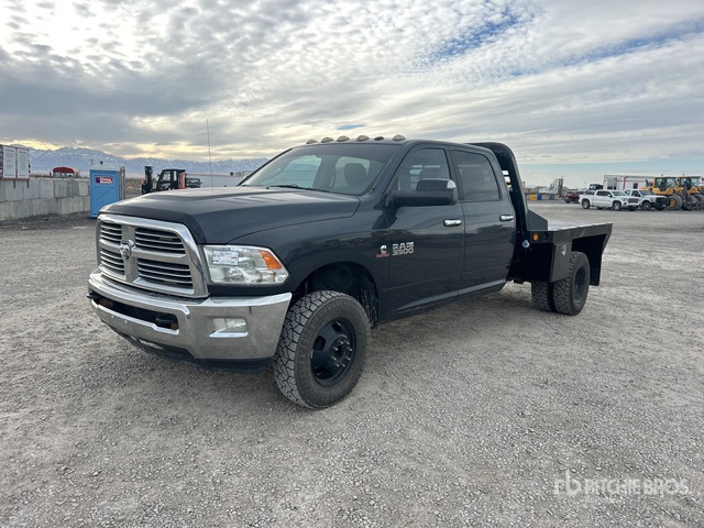 2014 Dodge Ram 3500 4x4 Crew Cab Flatbed Truck | Ritchie Bros. Auctioneers