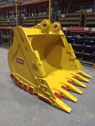 Teran BKT325D60HD 60 in Excavator Bucket - Fits Cat 325D (Unused)
