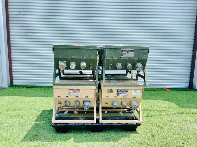 Quantity of (8) 100 Amp Military Power Distribution Spider Boxes (Unused)