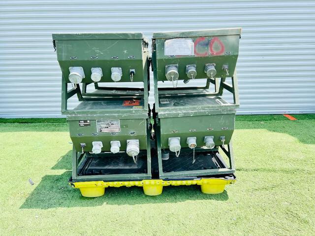 Quantity of (8) 100 Amp Military Power Distribution Spider Boxes (Unused)