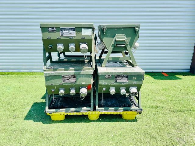 Quantity of (7) 100 Amp Military Power Distribution Spider Boxes (Unused) Quantity of (7) 100 Amp Military Power Distribution Spider Boxes (Unused)