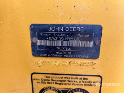 2018 John Deere 310E Articulated Dump Truck