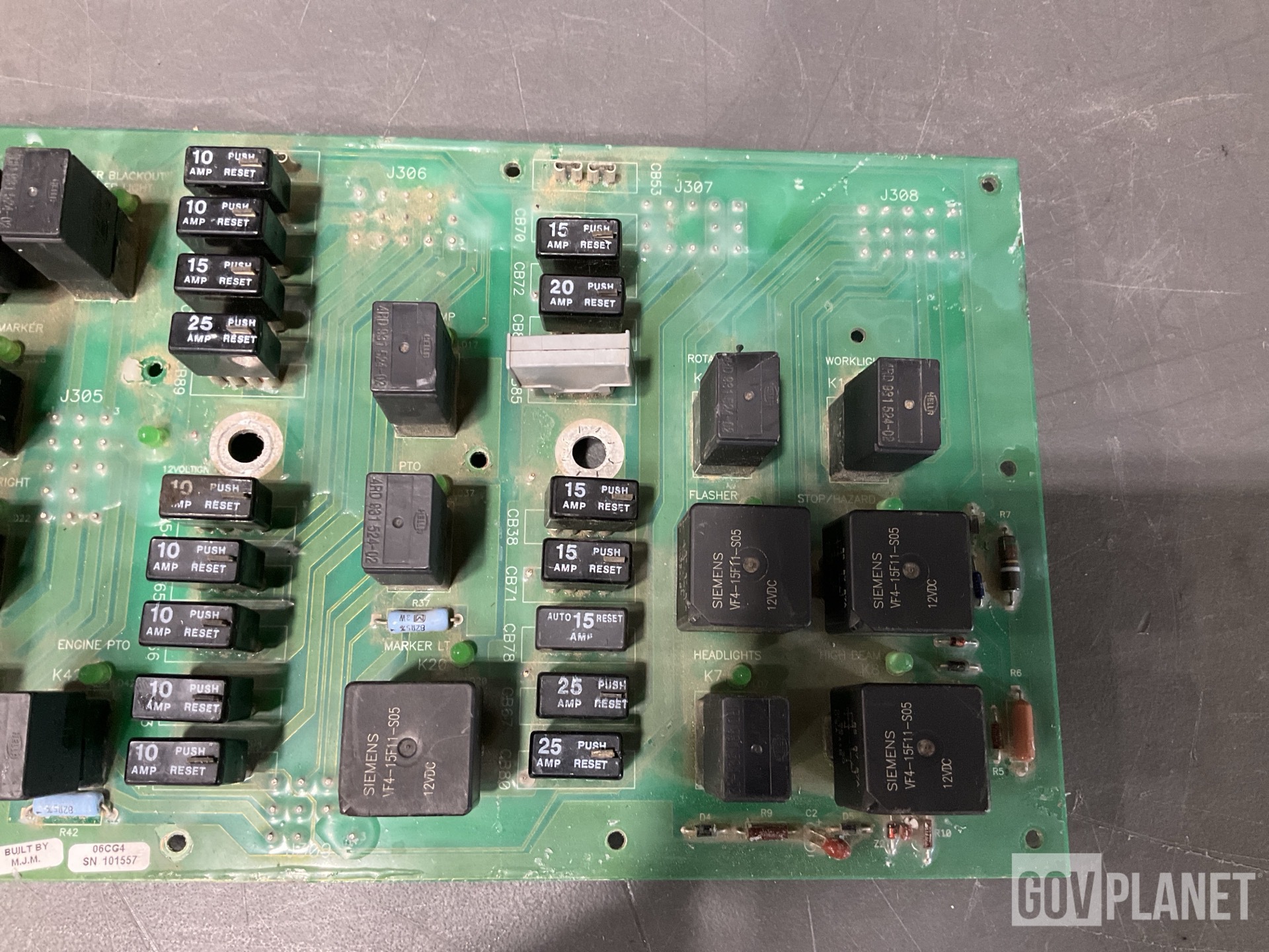 Surplus MJM 12422367 Circuit Board w/Panel in North Las