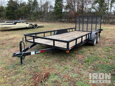 2019 18 ft T/A Trailer utilitario