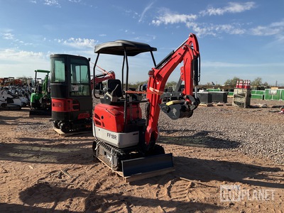 2024 FF Industrial FF18R Mini Excavator - Unused