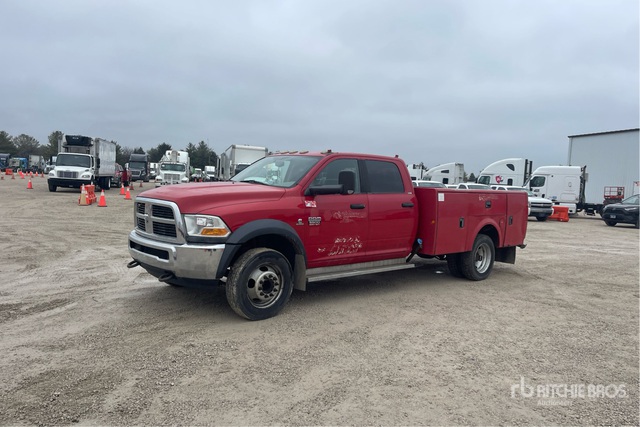 2011 Dodge Ram 5500 4x2 Crew Cab Utility Truck | Ritchie Bros. Auctioneers