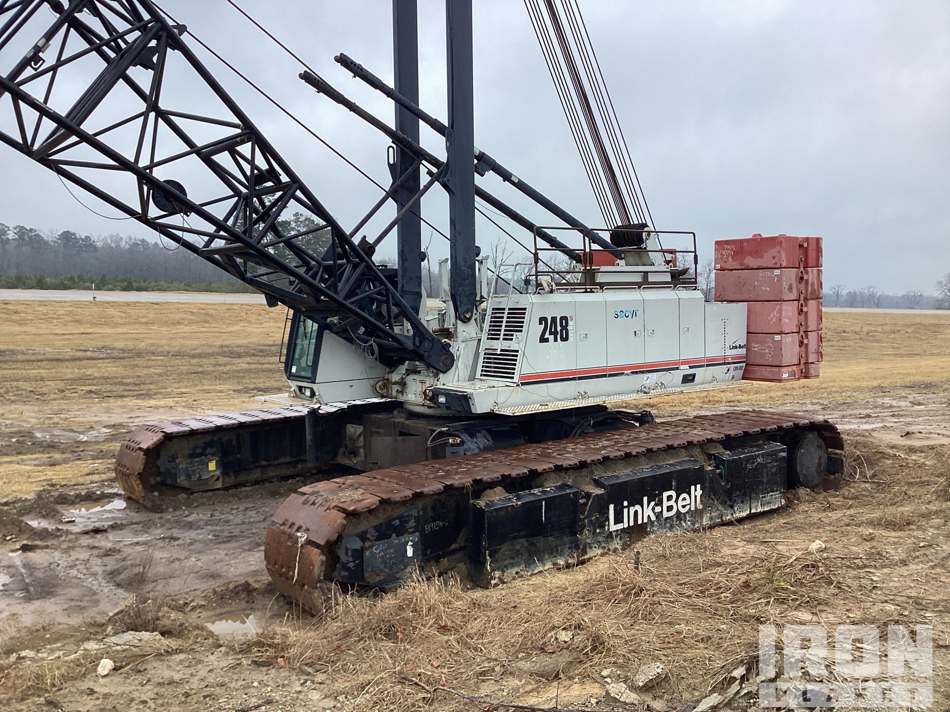 2012 Link-Belt LS248H 200 ton Lattice-Boom Crawler Crane in