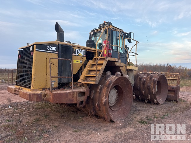 826 Compactor Cat 826G Series II Landfill Compactor (Inoperable) in Ontonagon ...