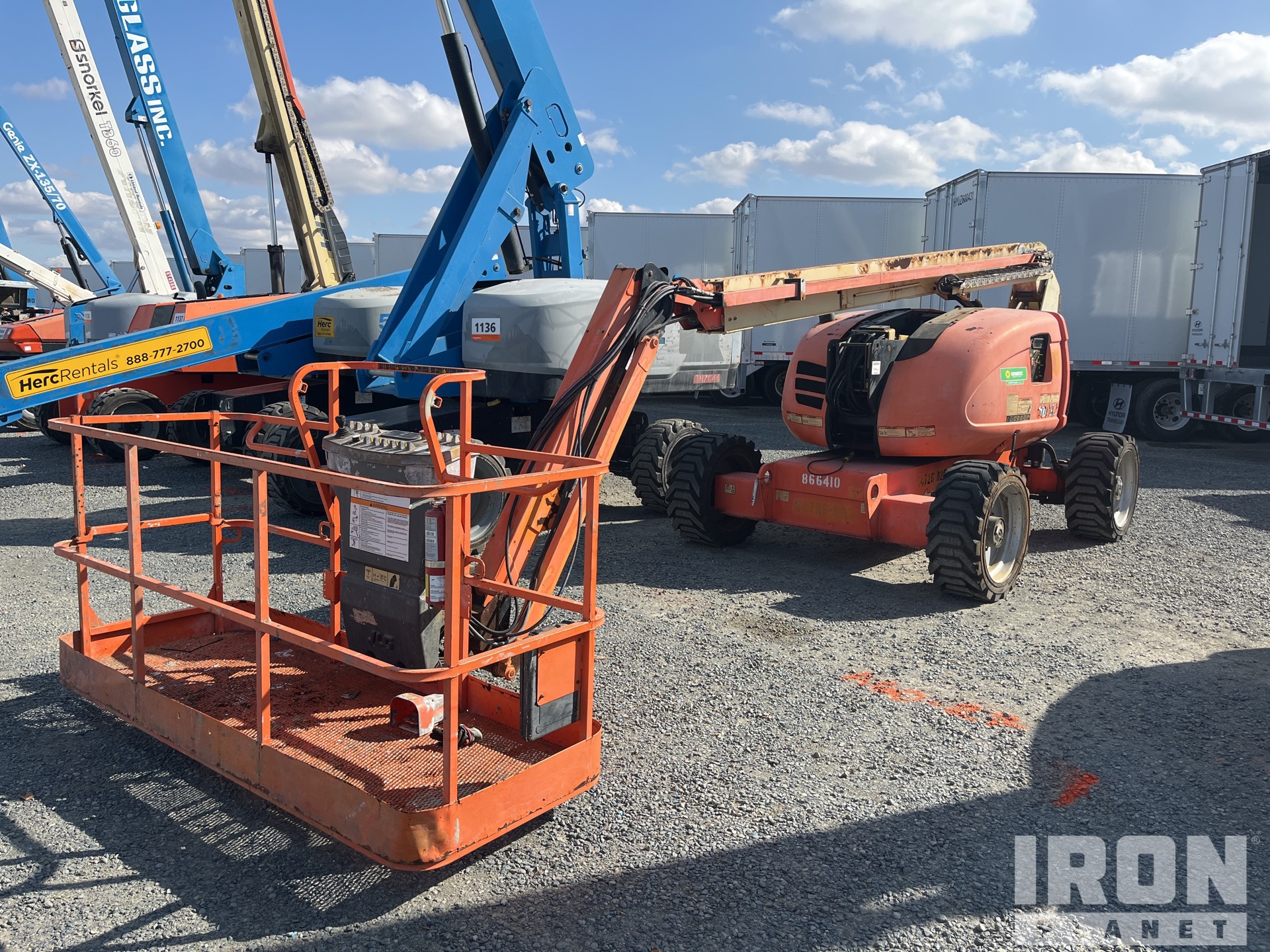 エクストラ 2015 JLG 600AJ 4WD Diesel Articulating Boom Lift in Perris