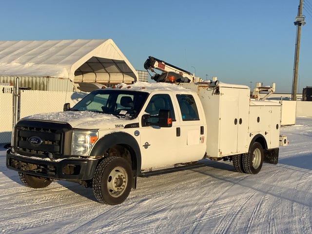 2012 FORD F550 F550 4x4 Crew Cab Service Truck