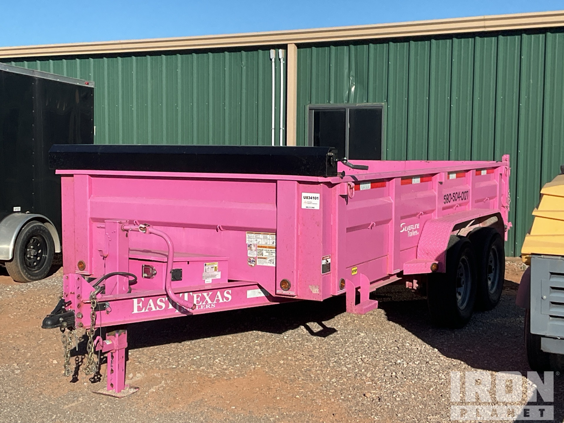 2023 East Texas Trailers 14 ft T/A End Dump Trailer in