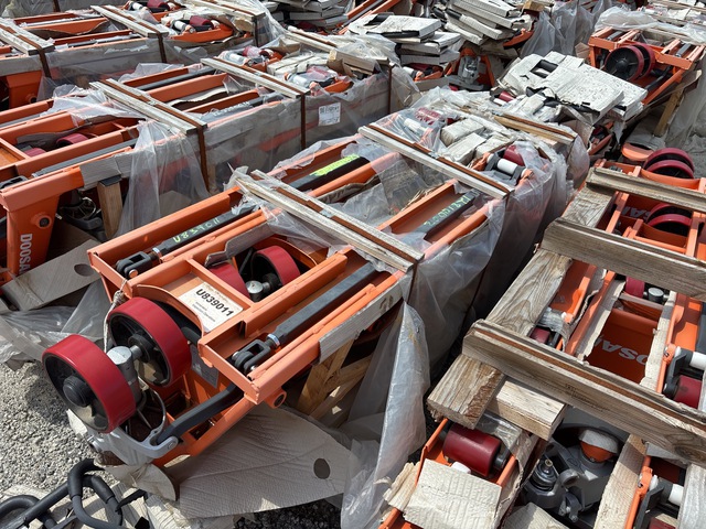 Quantity of (6) Doosan AC25 5500 lb Pallet Jack (Unused)