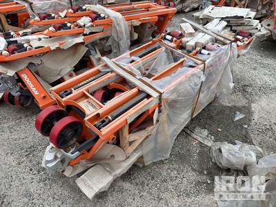 Quantity of (6) Doosan AC25 5500 lb Pallet Jack (Unused)