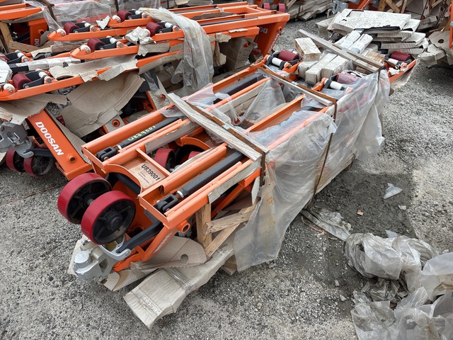 Quantity of (6) Doosan AC25 5500 lb Pallet Jack (Unused)