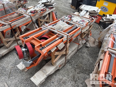 Quantity of (6) Doosan AC25 5500 lb Pallet Jack (Unused)