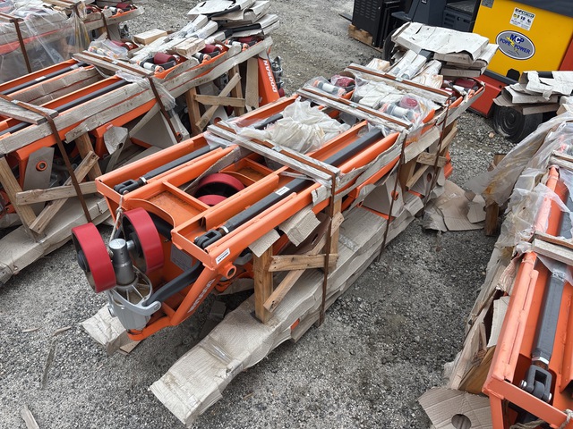 Quantity of (6) Doosan AC25 5500 lb Pallet Jack (Unused)