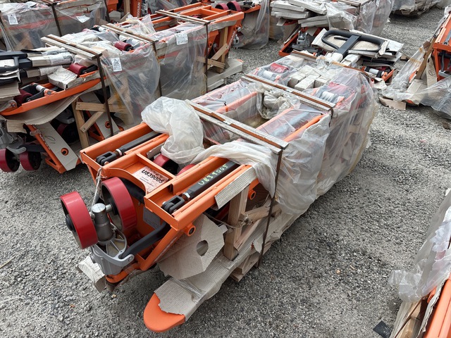 Quantity of (6) Doosan AC25 5500 lb Pallet Jack (Unused)