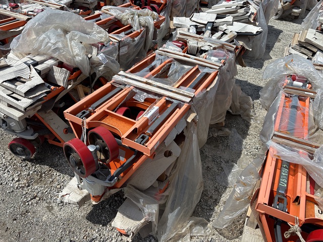 Quantity of (6) Doosan AC25 5500 lb Pallet Jack (Unused)