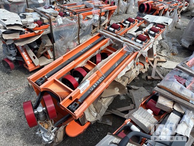 Quantity of (6) Doosan AC25 5500 lb Pallet Jack (Unused)