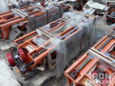 Quantity of (6) Doosan AC25 5500 lb Pallet Jack (Unused)