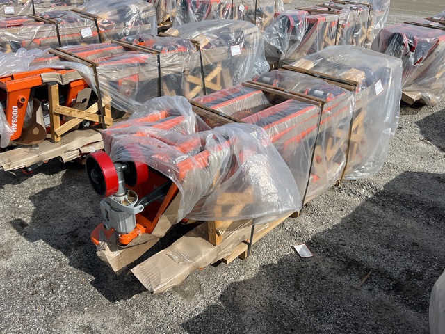 Quantity of (6) Doosan HPT28-2-06 Pallet Jack (Unused)