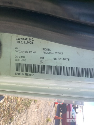 CAMIóN 2016 INTERNATIONAL