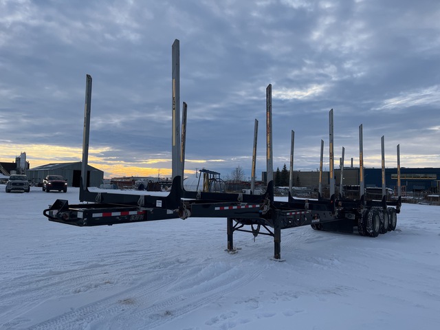 2021 Doepker LG23998-S 53 ft Tri/A Hayrack Log Trailer